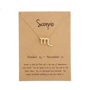 Scorpio Zodiac Necklace